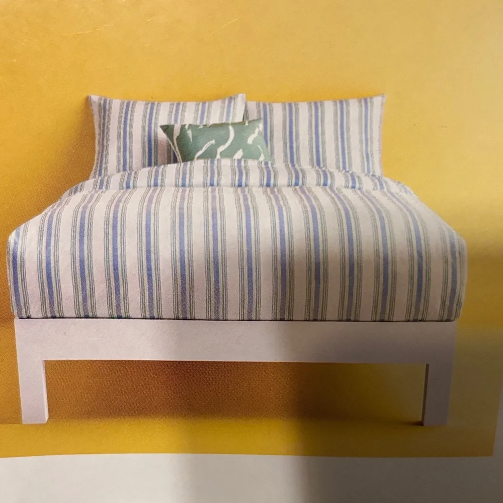 Room Essentials ONE PIECE Striped Cotton Blend Duvet Cover (shams NOT included)